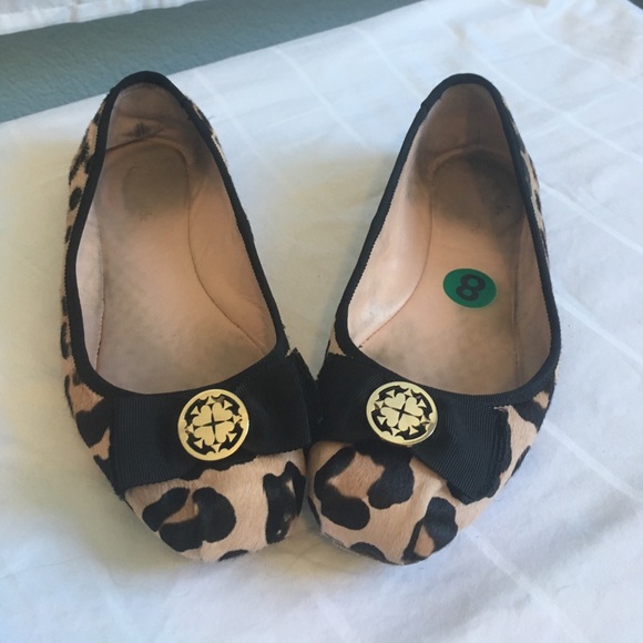 kate spade leopard print flats